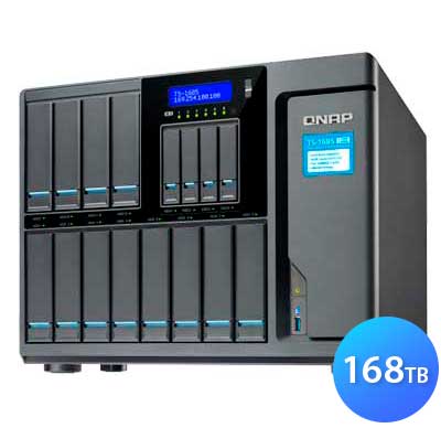 TS-1685 Qnap 168TB - Storage NAS 12 baias