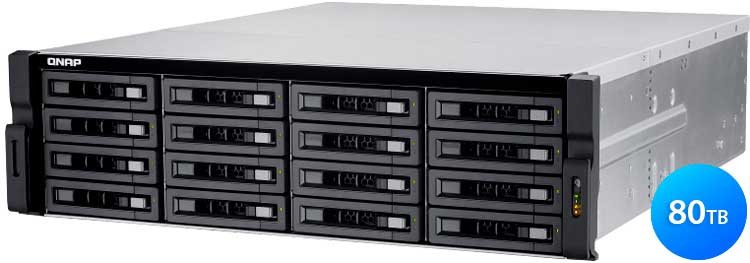 Qnap TS-EC1680U R2 80TB - Storage NAS 16 baias