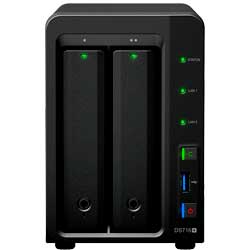 DS716+ Synology DiskStation - Storage NAS 2 Baias até 24TB