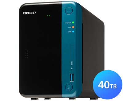 Qnap TS-253Be - Storage NAS doméstico 2 baias até 40TB