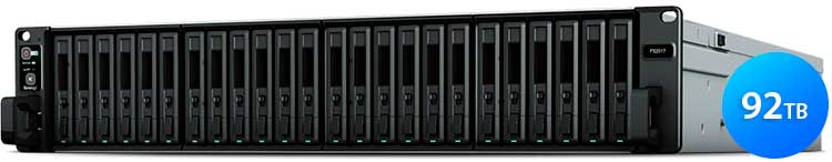FS2017 92TB Synology - Flash Storage NAS 24 Baias p/ SSD SATA