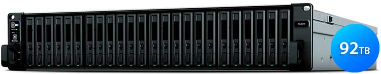FS3017 92TB Synology - Flash Storage 24 discos Rackstation SATA