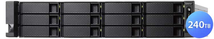 Qnap TS-1283XU-RP - Storage NAS 12 baias rackmount SATA até 240TB