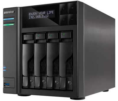 Asustor AS5104T - Storage NAS 4 Baias até 72TB