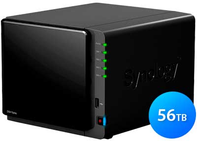 Synology DiskStation DS415play Storage NAS 56TB
