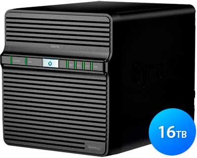 DS416j 16TB Synology - Storage NAS DiskStation SATA