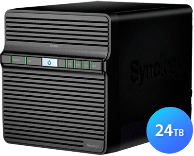 DS416j 24TB Synology - Storage NAS 4 Bay DiskStation SATA