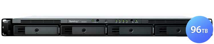 Synology RS422+ RackStation - Storage NAS 4 Baias até 96TB