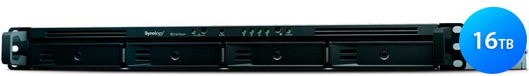 Synology RS1619xs+ 16TB Rackstation - Storage NAS 4 Baias p/ HDD SATA