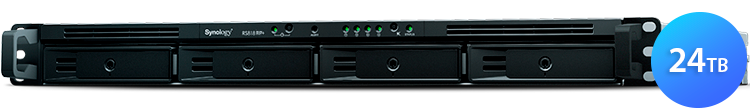 RS818RP+ 24TB Synology - Storage NAS 4 Bay Rackstation SATA
