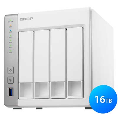 Qnap TS-431P 16TB - Storage NAS 4 baias