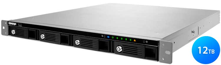TS-451U 12TB Qnap - Storage NAS para 4 hard disks SATA