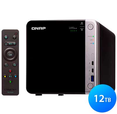 TS-453BT3 12TB Qnap - Storage NAS 4 baias Thunderbolt 3 com 10GbE