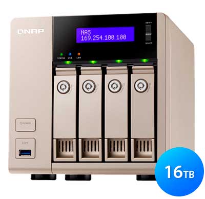 Qnap TVS-463 16TB - Storage NAS 4 baias