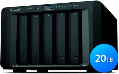 DS1517 20TB Synology - Storage NAS DiskStation SATA