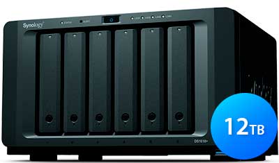 DS1618+ 12TB Synology - Server NAS 6 baias Diskstation