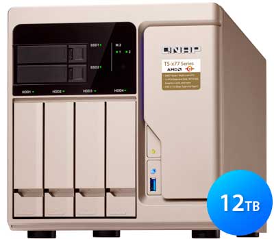 Qnap TS-677 12TB - Storage NAS 6 baias SATA
