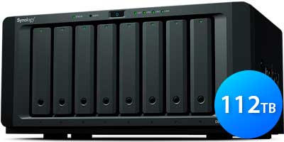 DS1817+ 112TB Synology - Storage NAS 8 Bay Diskstation SATA