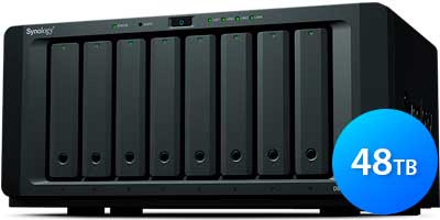 DS1817+ 48TB Synology - Storage NAS 8 Bay Disksation SATA