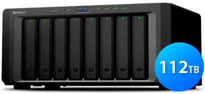 DS1815+ 112TB Synology - Storage NAS DiskStation p/ HD SATA