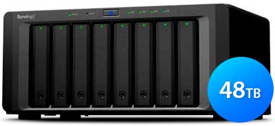 DS1815+ 48TB Synology - Storage NAS 8 Bay DiskStation SATA