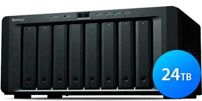 DS1817 24TB Synology - Storage NAS 8 Baias DiskStation SATA