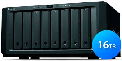 Synology 16TB DS1819+ - Storage NAS  DiskStation  8 baias SATA