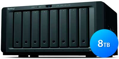 DS1819+ 8TB Synology - DiskStation NAS 8 baias hot-swappable