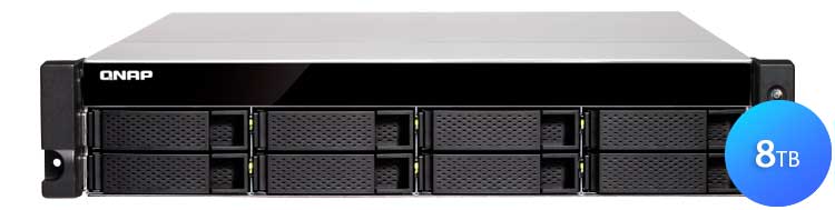 TS-863XU-RP 8TB Qnap - Server NAS 8 Bay Rackmount SATA