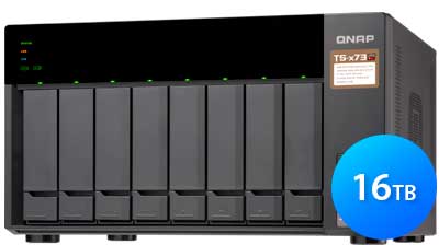 TS-873 Qnap - NAS Storage 16TB para hard disks SATA Externo