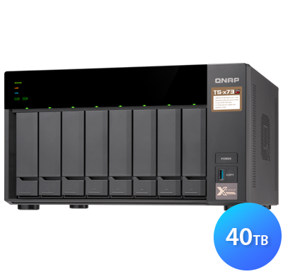 TS-873 Qnap - NAS Storage 40TB para hard disks SATA Externo