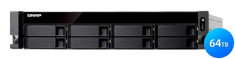 Qnap TVS-872XU 64TB - 8 bay Storage NAS