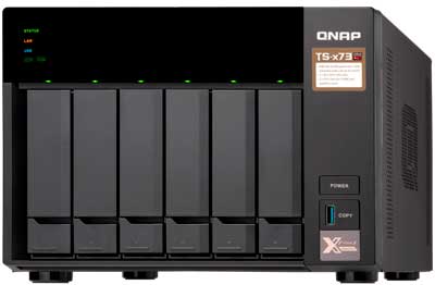 Qnap TS-673 - Storage NAS até 84TB 6 baias hot-swappable