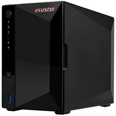 Drivestor 2 Pro AS3302T Asustor - Storage NAS 2 Baias p/ HDD/SSD SATA