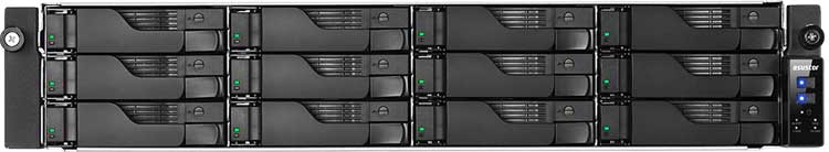 Lockerstor 12R Pro AS7112RDX Asustor  NAS 12 Baias p/ HDD/SSD SATA