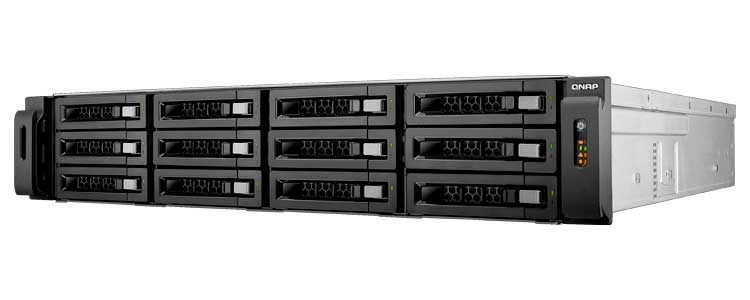TS-EC1279U-SAS-RP Qnap - Storage SAS 12 hard disks até 120TB