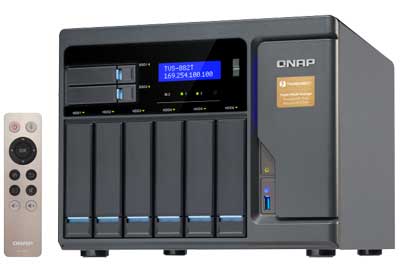 Qnap TVS-882T - Storage para Mac Thunderbolt 2 até 72TB