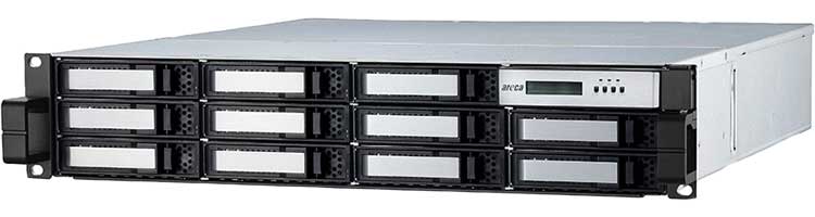 Areca ARC-7212R2 - Storage SAS 12 bay Rackmount até 120TB