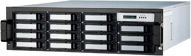 ARC-7216R3 Areca - Storage SAS 16 bay hot-swappable até 192TB