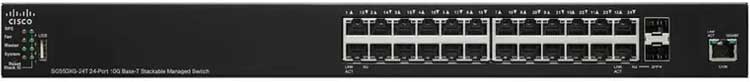 Cisco SG550XG-24T - Switch Gerenciável com 24 Portas 10 Gigabits