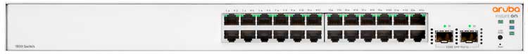 JL813A Aruba - Switch 24 portas LAN GbE Instant On 1830 24G 12p HPE PoE