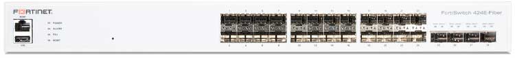 FS-424E-FIBER FortiSwitch - Switch 24 portas LAN Gigabit SFP e 4SFP+