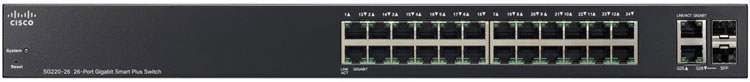 Cisco SG220-26 - Switch Gerenciável com 26 Portas