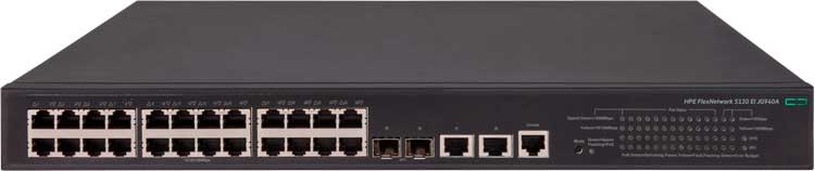 Switch HPE JG940A - FlexNetwork 5130 24G PoE+ 2SFP+ 2XGT EI