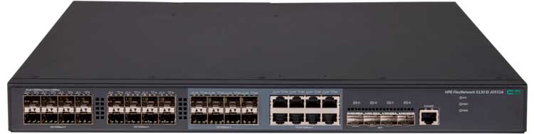 JG933A HPE - Switch 24 portas FlexNetwork 5130 24G SFP 4SFP+ EI