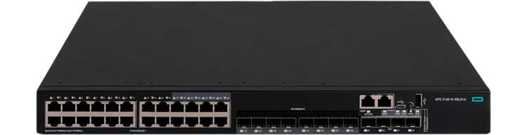 R9L61A HPE - Switch 24 portas FlexNetwork 5140 24G 4SFP+ 1 slot HI