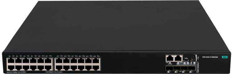 R8M28A HPE - Switch 24p LAN FlexNetwork 5520 24G PoE+ 4SFP+ HI
