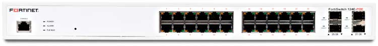 FS-124E-POE FortiSwitch - Switch 24 portas Gigabit RJ-45 e 4 portas SFP