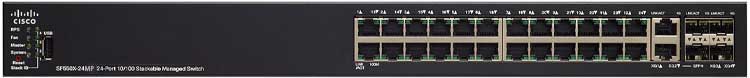 Cisco SF550X-24MP - Switch Gerenciável com 24 Portas PoE Fast Ethernet