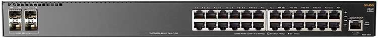 JL354A Aruba - Switch 24 portas Gerenciável 2540 24G 4SFP+